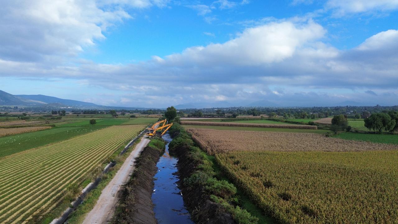 Realiza Conagua acciones emergentes de desazolve en el río Chicavasco