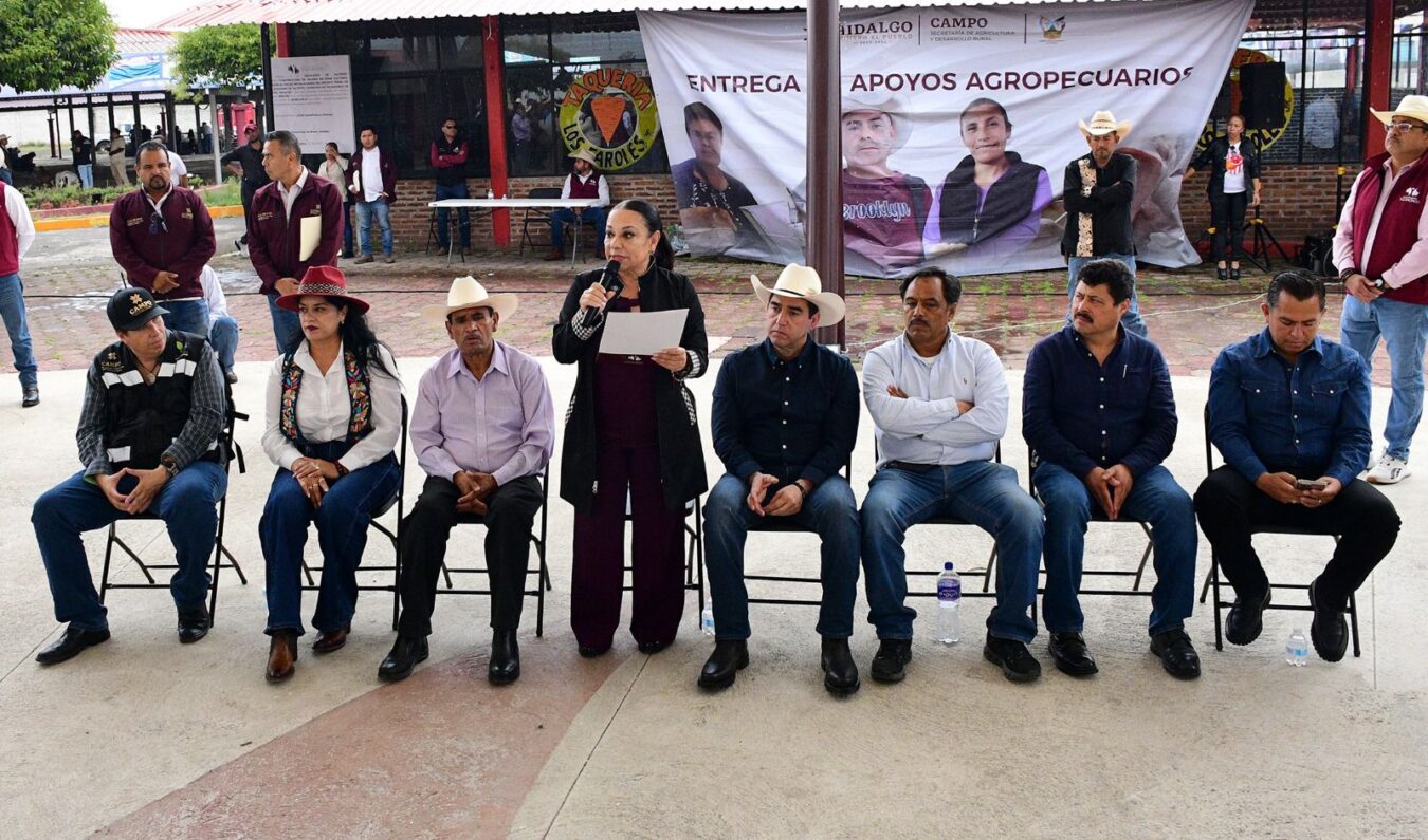Tulancingo recibe entrega regional de apoyos para fortalecer al campo hidalguense.