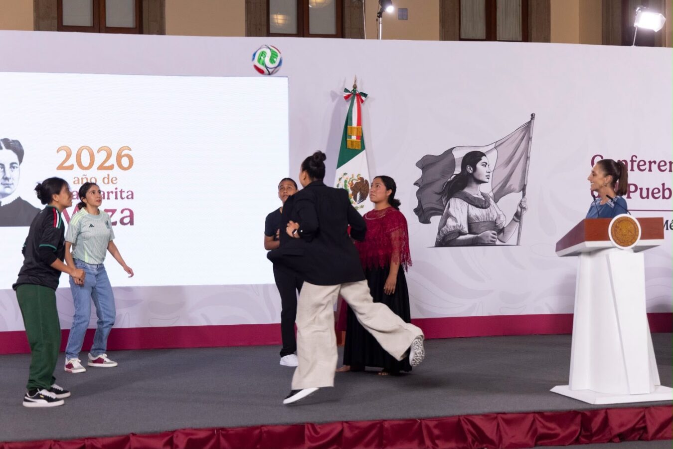 Presentan la versión especial de la canción “La niña futbolista”