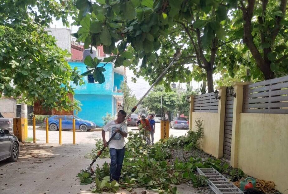Huejutla refuerza seguridad en colonias con desrame y vialidad