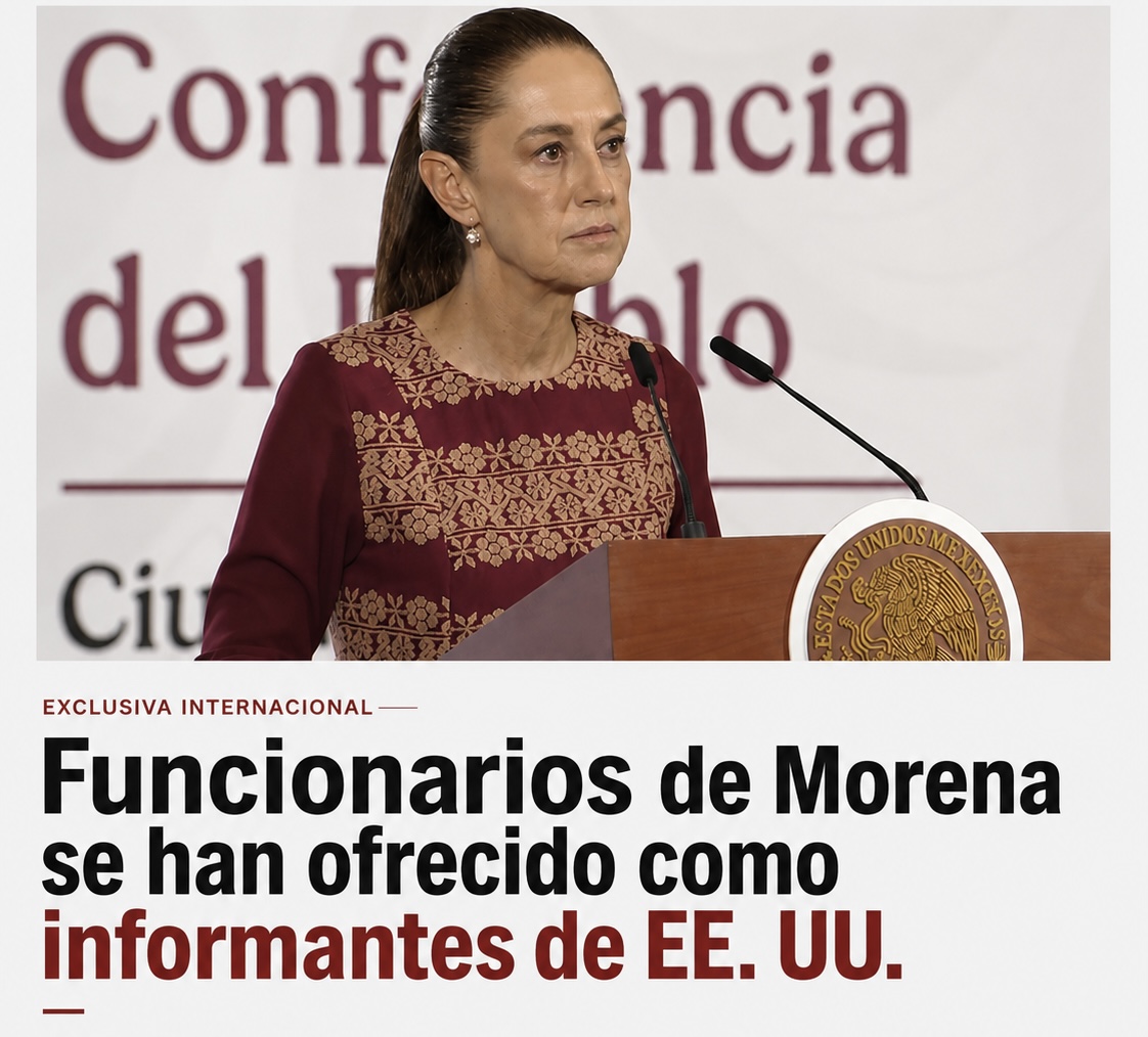 Funcionarios de Morena, informantes de EE. UU., revela The New York Times.