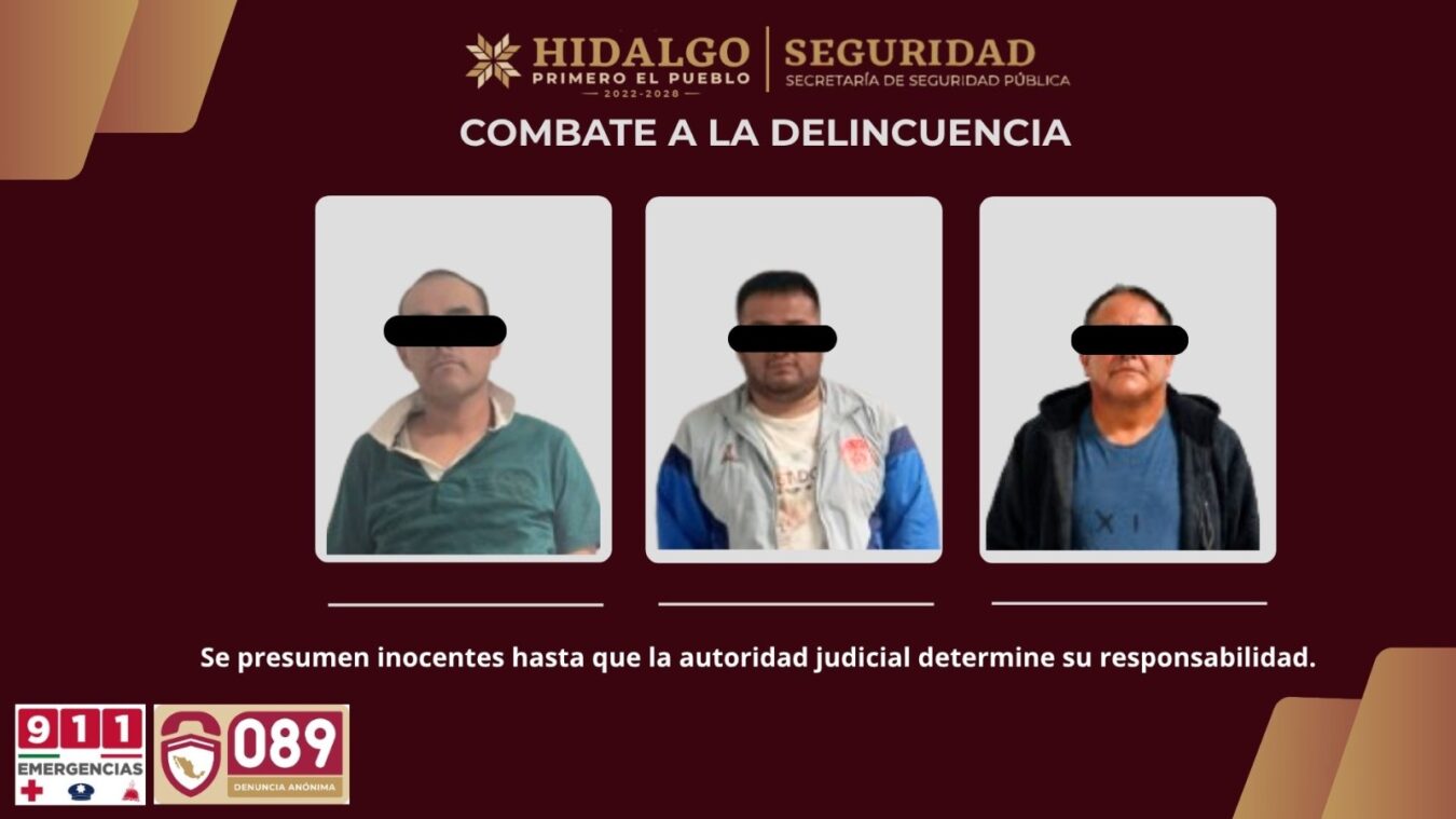 Desmantelan presunta banda de “montachoques” en la México-Pachuca; hay tres detenidos