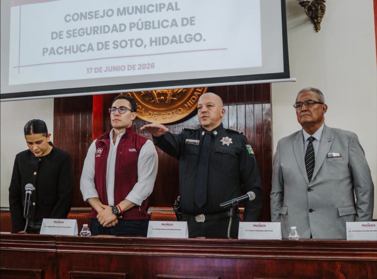 Rinde protesta nuevo integrante del Consejo Municipal de Seguridad Pública de Pachuca