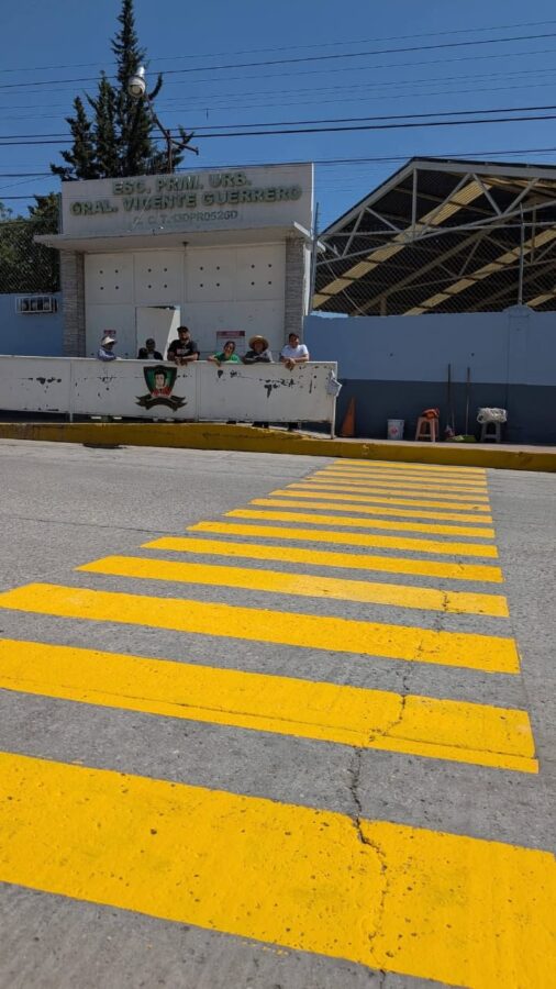 Jornada de mejora escolar en la primaria Vicente Guerrero de Tlahuelilpan