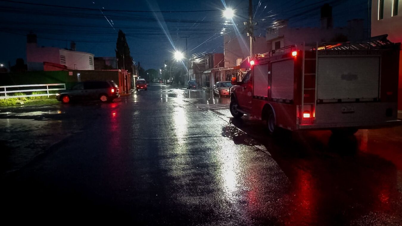 Mantiene Protección Civil de Pachuca monitoreo permanente por lluvias en la capital