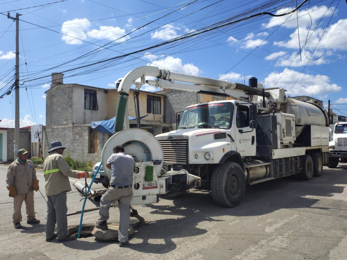 Fortalece Conagua acciones de desazolve en Actopan