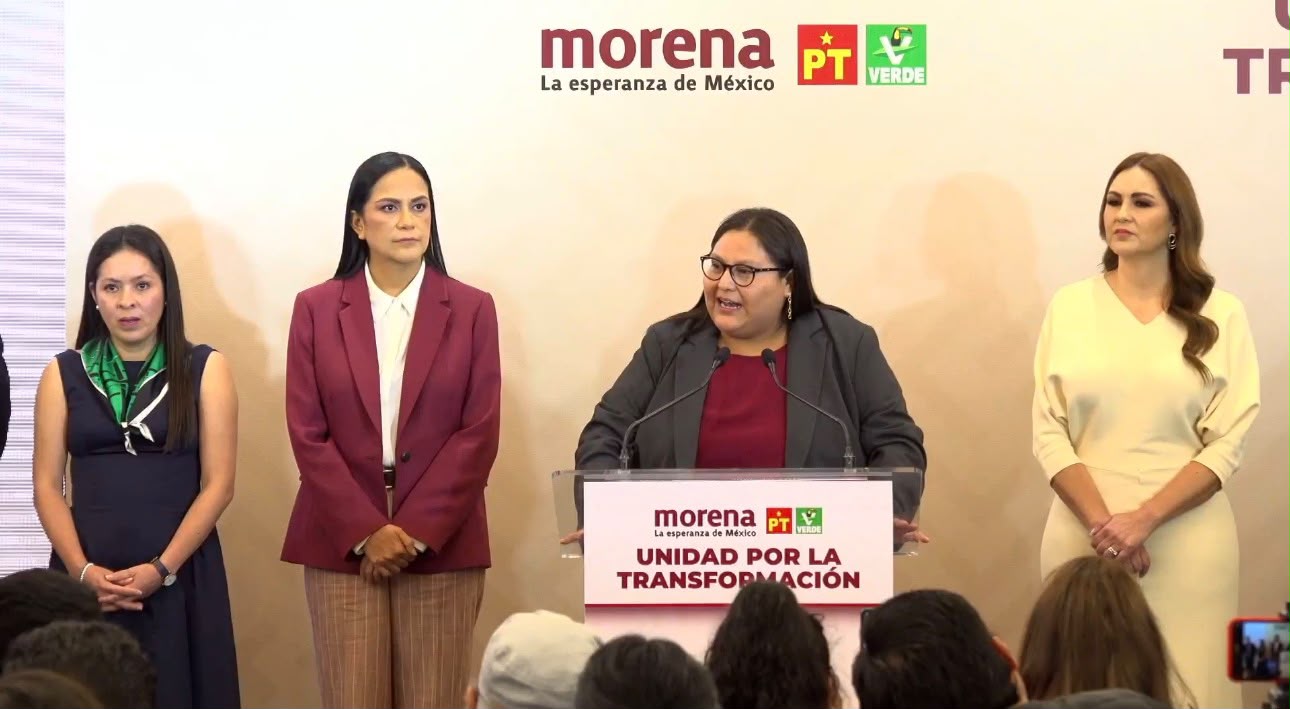 Morena, PVEM y PT inician proceso para definir coordinadores estatales “de defensa de la transformación”.