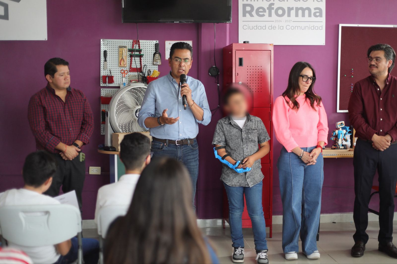Clausura Eduardo Medécigo el Taller “Robótica en Acción” en la Casa de Ciencia