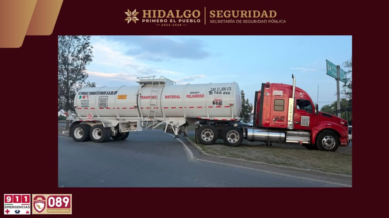SSPH rescata a conductor privado de su libertad y recupera tractocamión cargado con hidrocarburo