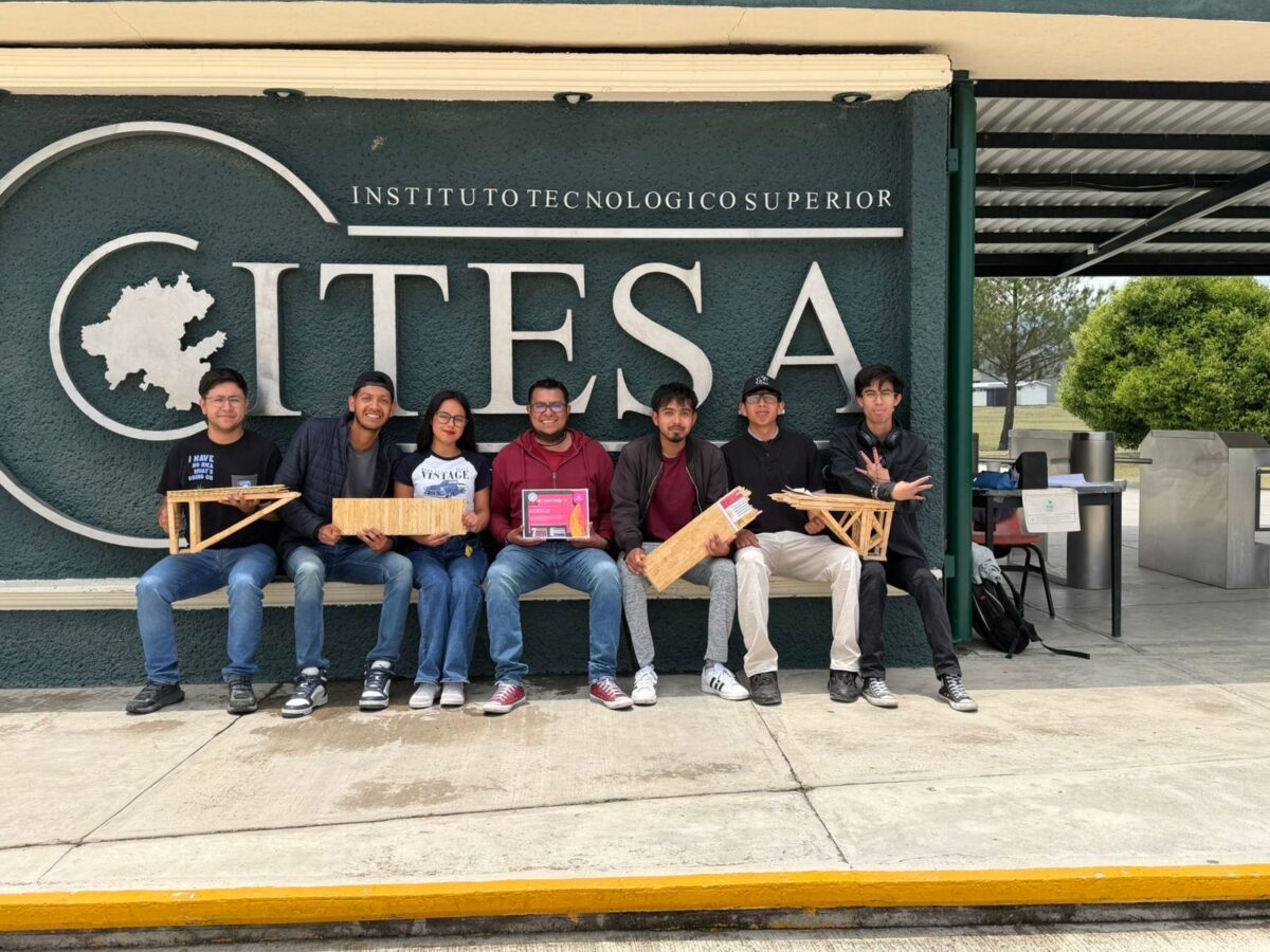 ITESA logra segundo lugar nacional en puentes de madera