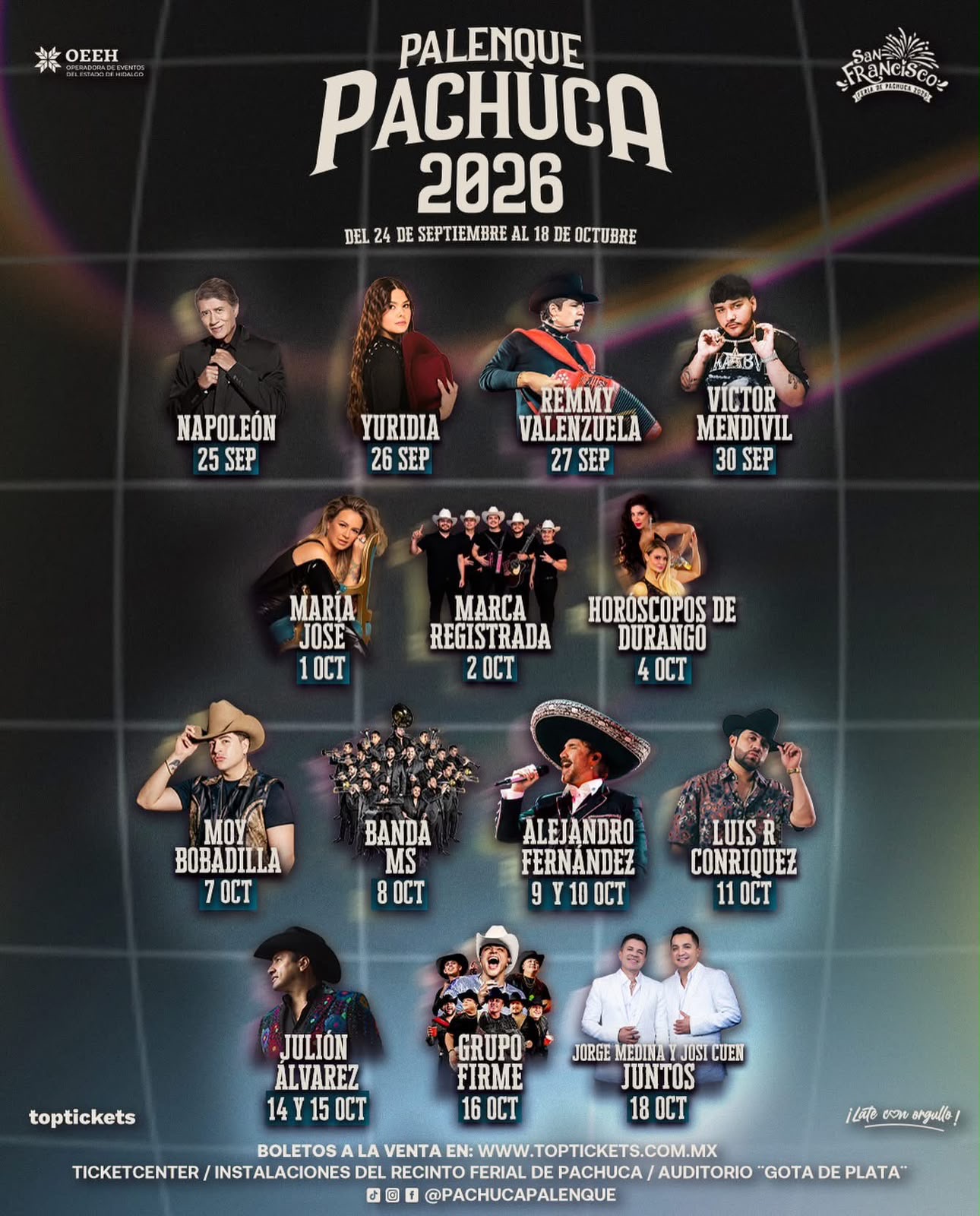 Boletos alcanzan los 5 mil 800 pesos en el Palenque Pachuca 2026.