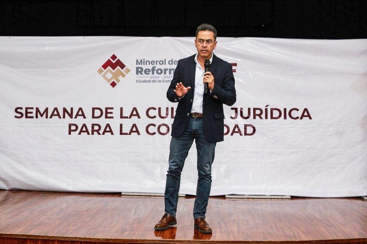 Inaugura Mineral de la Reforma Semana de la Cultura Jurídica para la Comunidad.