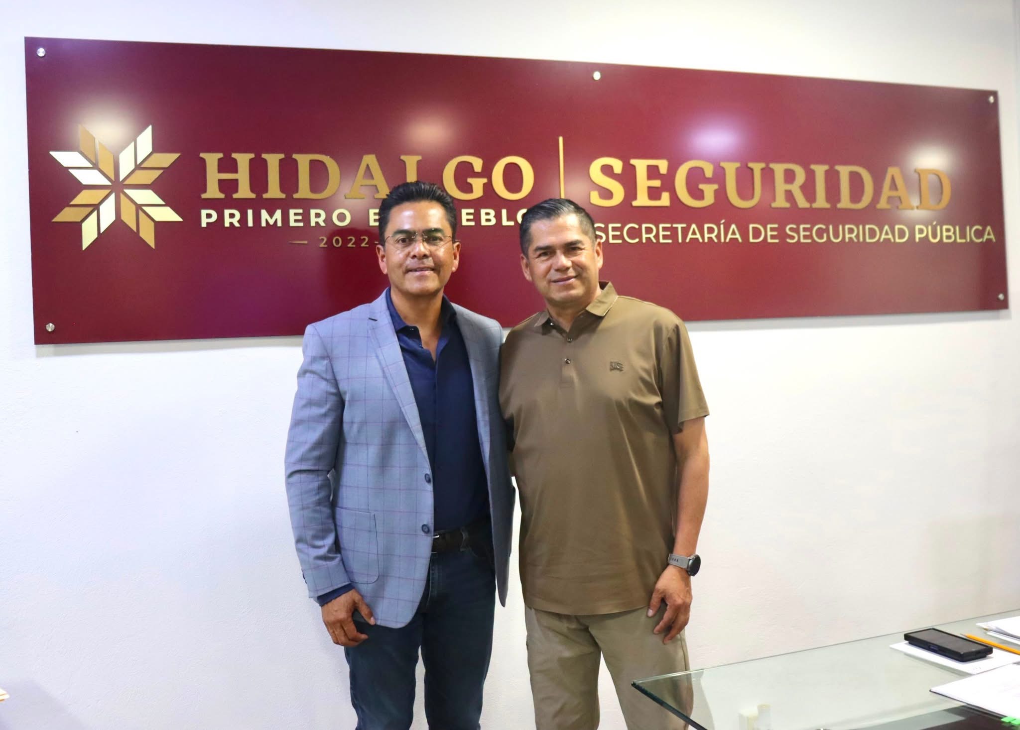 Refuerzan coordinación en seguridad entre SSPH y Mineral de la Reforma.