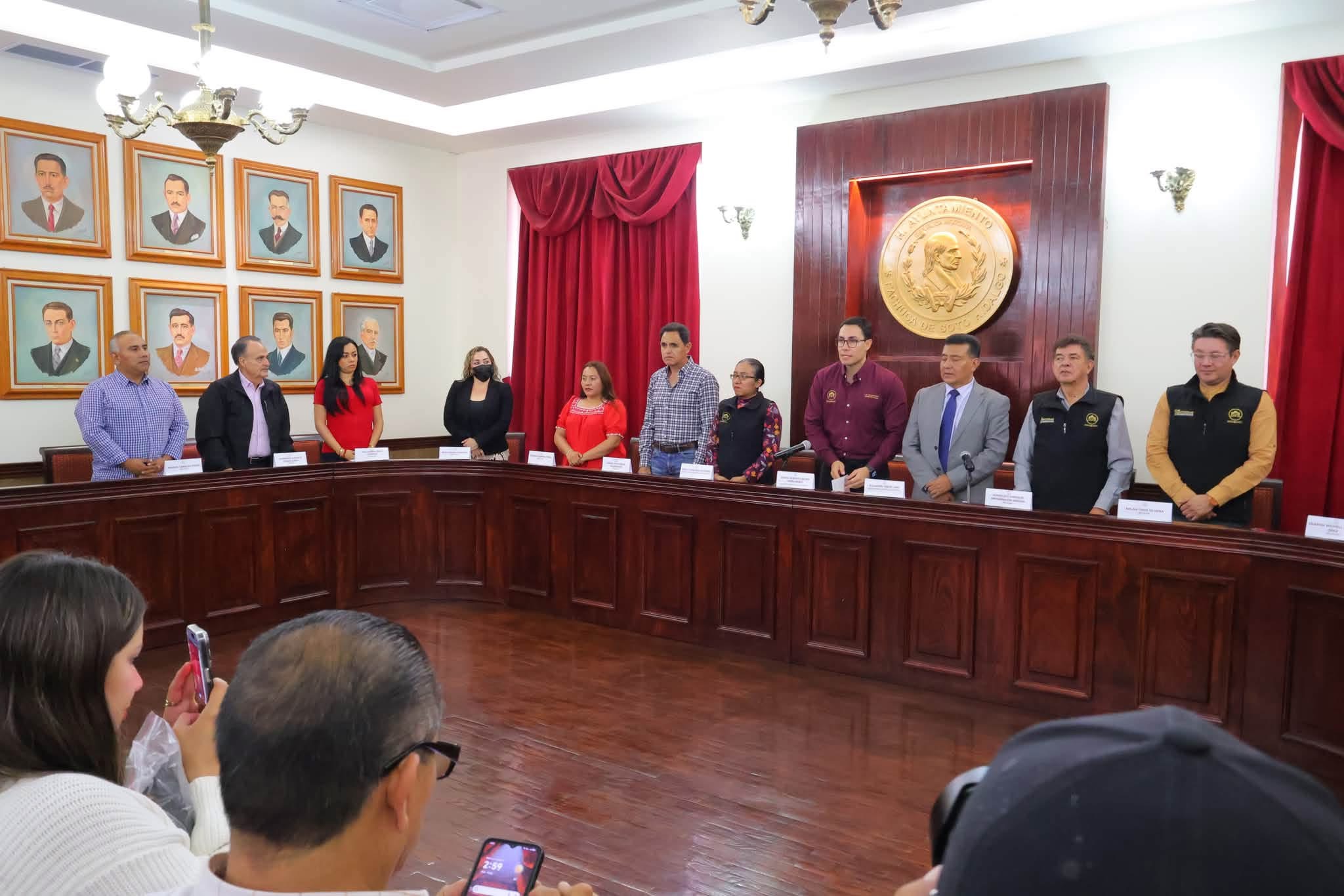 Aprueba Cabildo de Pachuca convenio con SSPH para fortalecer equipamiento de seguridad.