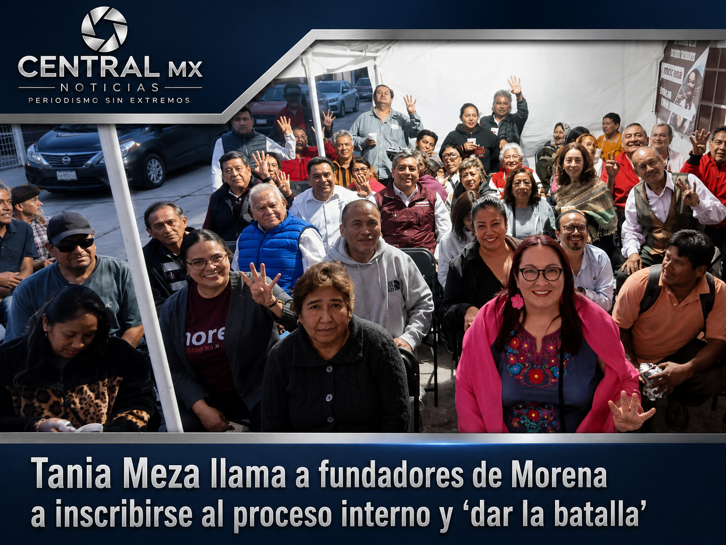 Llama Tania Meza a fundadores de Morena a inscribirse al proceso interno y “dar la batalla”