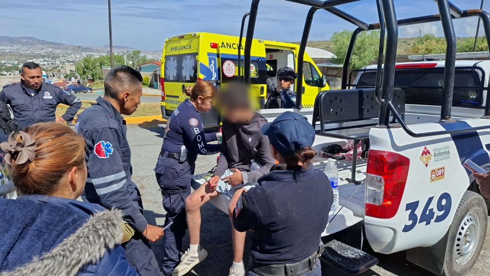 Localizan con drones a adolescente desaparecido en Mineral de la Reforma