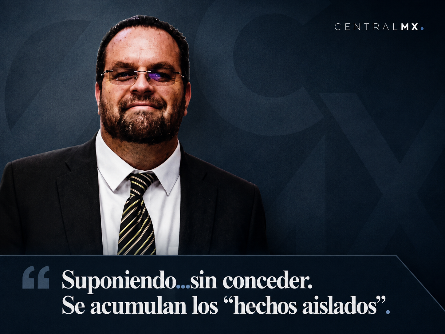 Suponiendo…sin conceder.