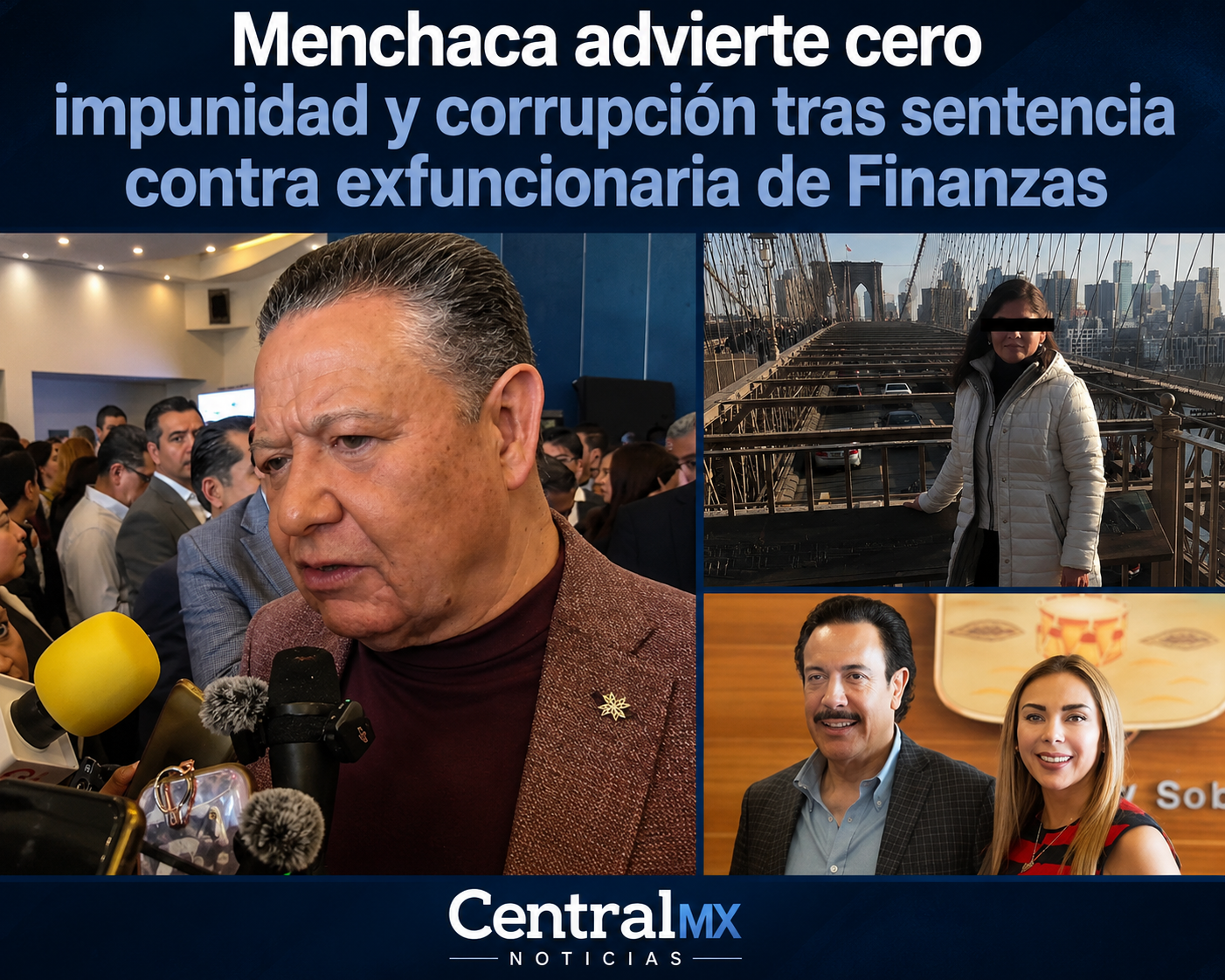 Menchaca advierte “cero impunidad y corrupción” tras sentencia contra exfuncionaria de Finanzas.