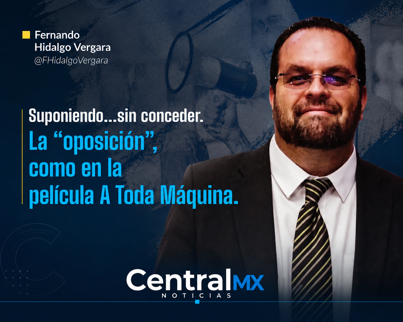 Suponiendo…sin conceder.
