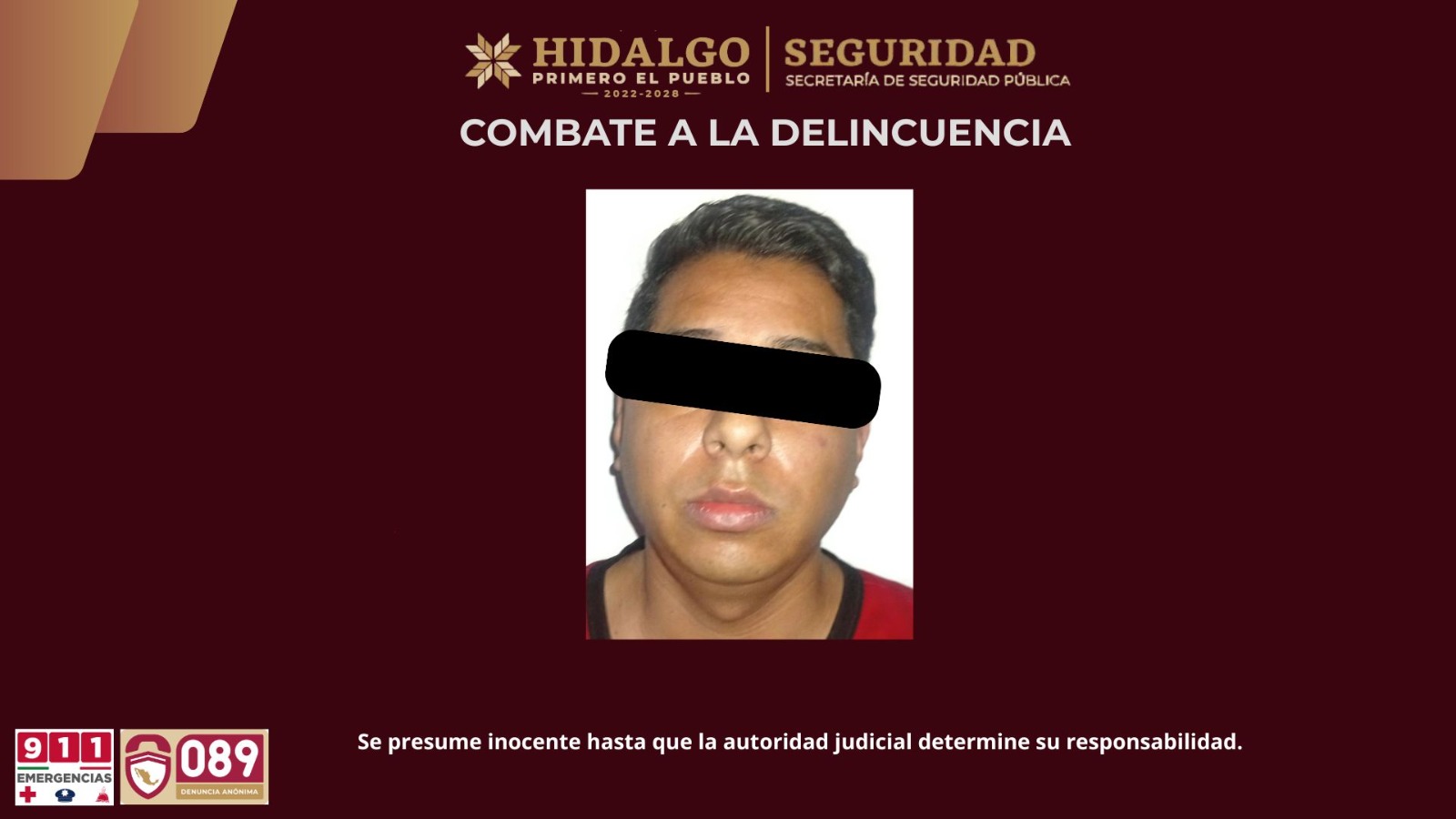 Detienen a director del C2 de Villa de Tezontepec; acusado por dar protección a grupo delictivo