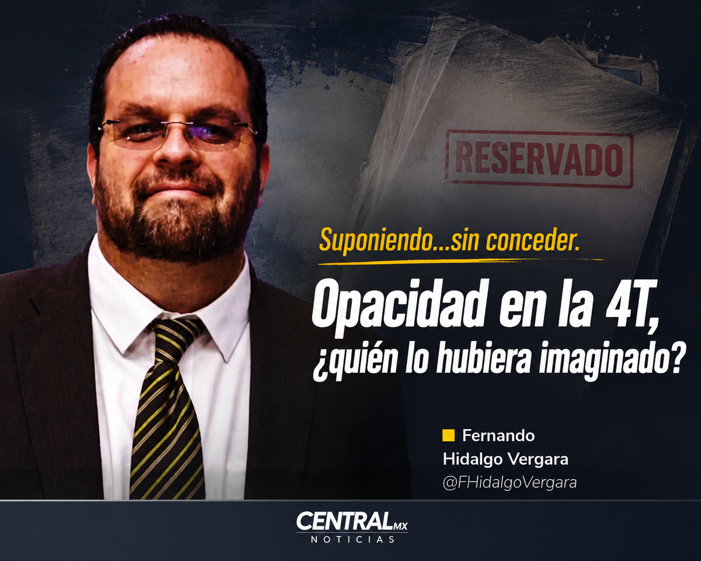 Suponiendo…sin conceder.