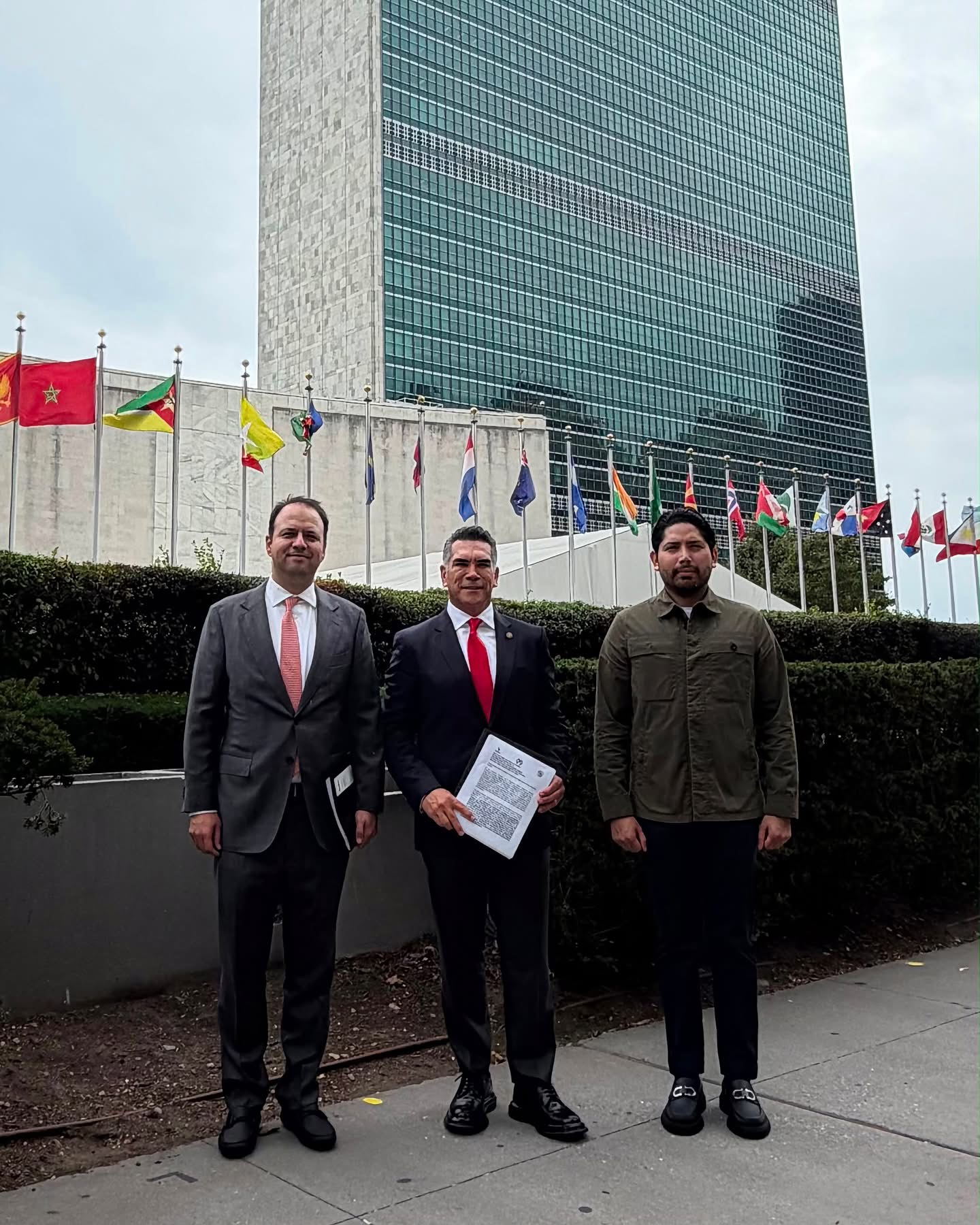 “Alito” Moreno denuncia ante la ONU presuntas violaciones a la democracia en México.