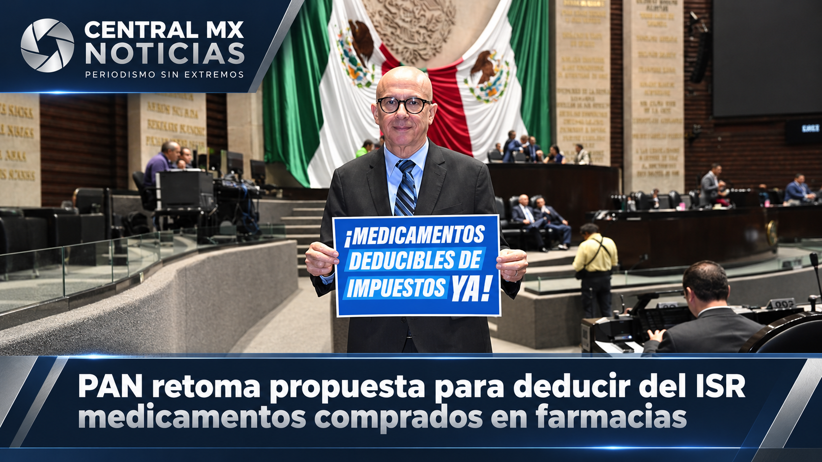 PAN retoma propuesta para deducir del ISR medicamentos comprados en farmacias