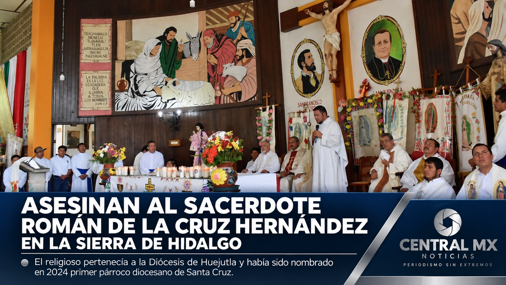 Asesinan a sacerdote católico en la Sierra de Hidalgo