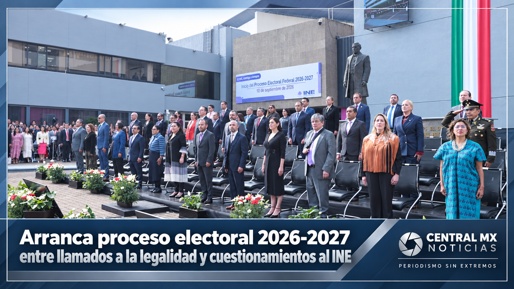 Arrancó el proceso electoral 2026-2027 entre llamados a la legalidad y cuestionamientos al INE.