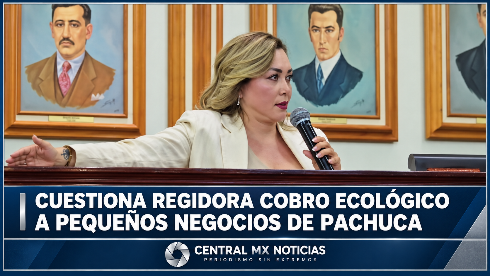 Cuestiona regidora cobro ecológico a pequeños negocios de Pachuca
