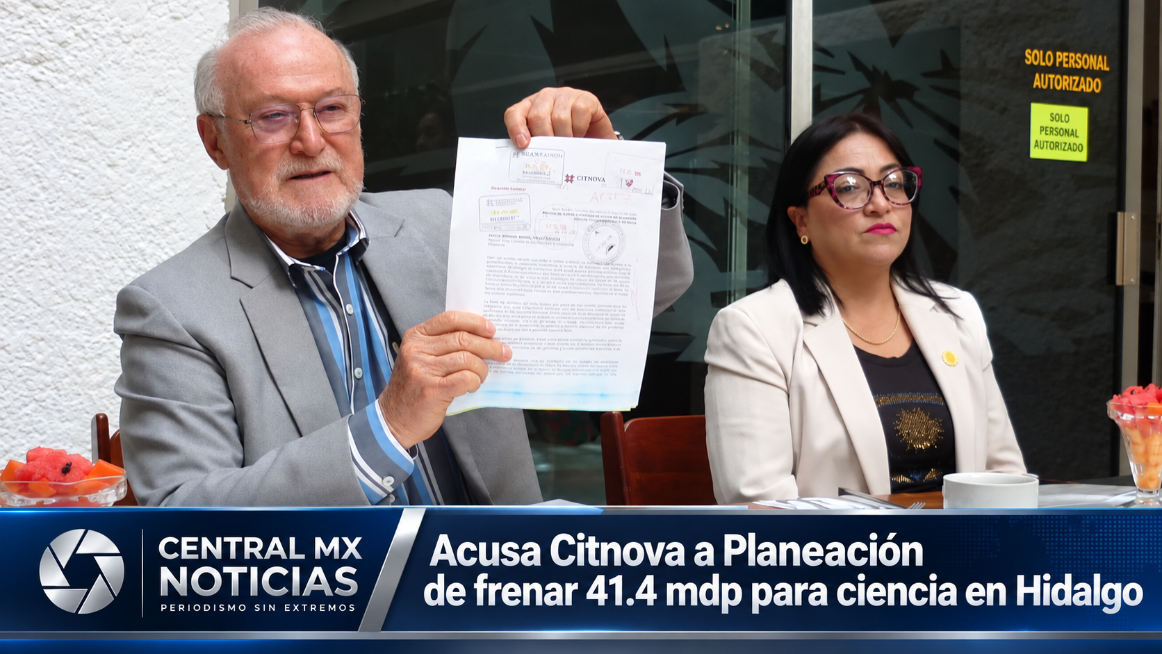 Acusa Citnova nuevamente a Miguel Tello de “frenar” 41.4 mdp para ciencia.