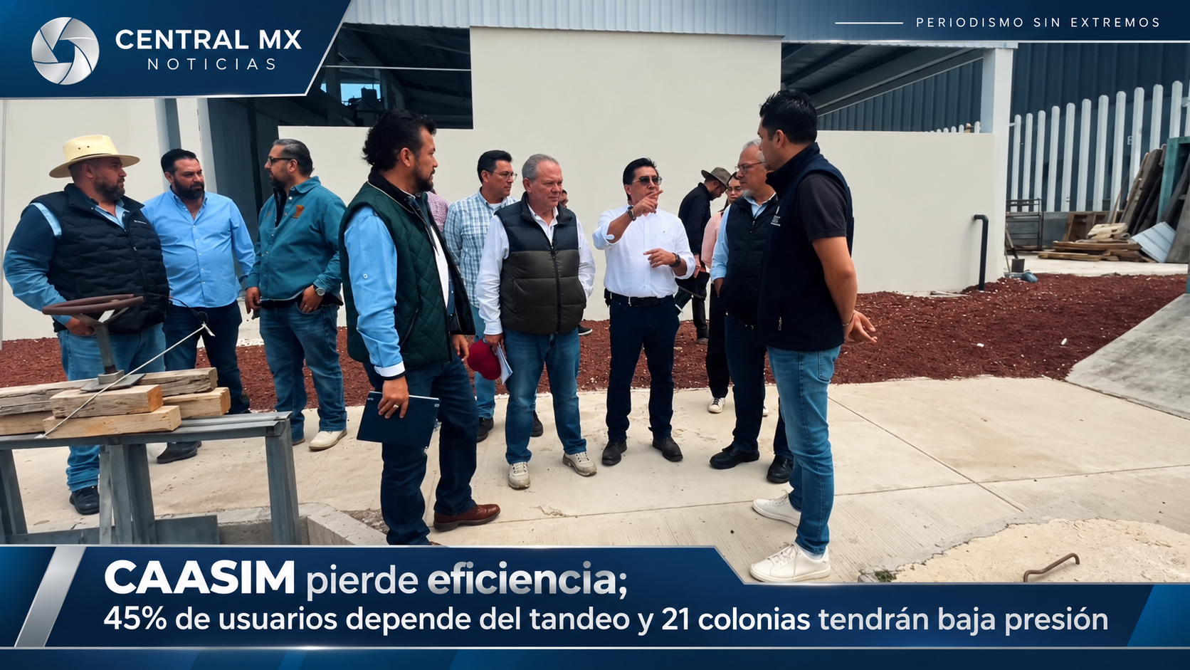 CAASIM pierde eficiencia; 45% de usuarios depende del tandeo y 21 colonias tendrán baja presión