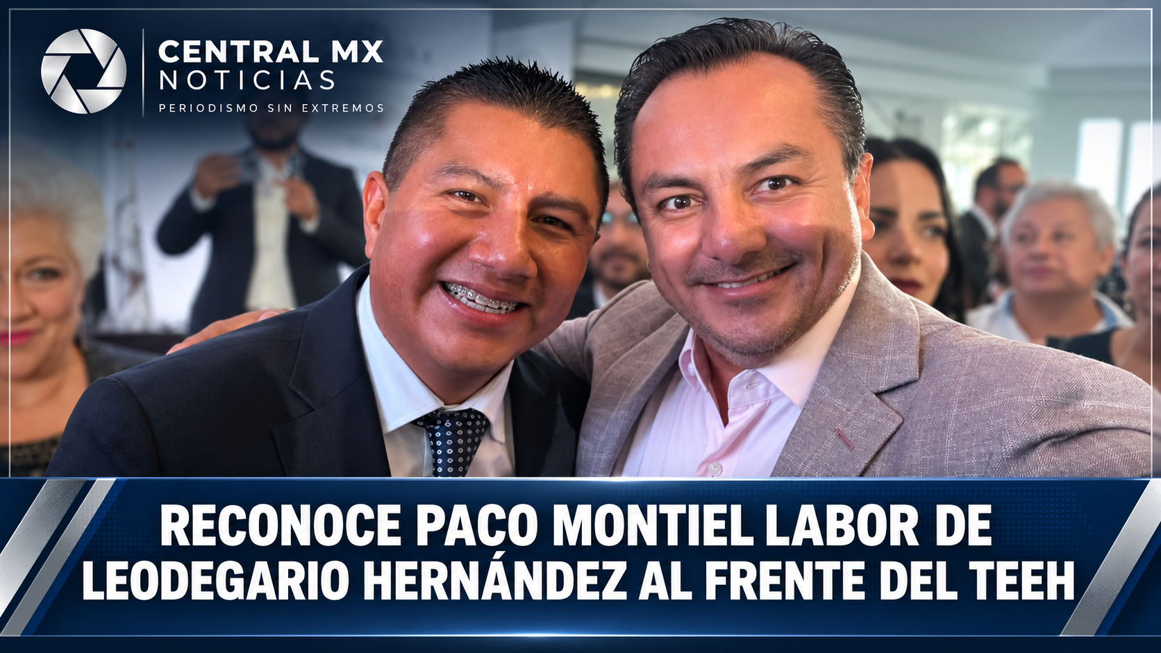 Reconoce Francisco Montiel labor de Leodegario Hernández al frente del TEEH