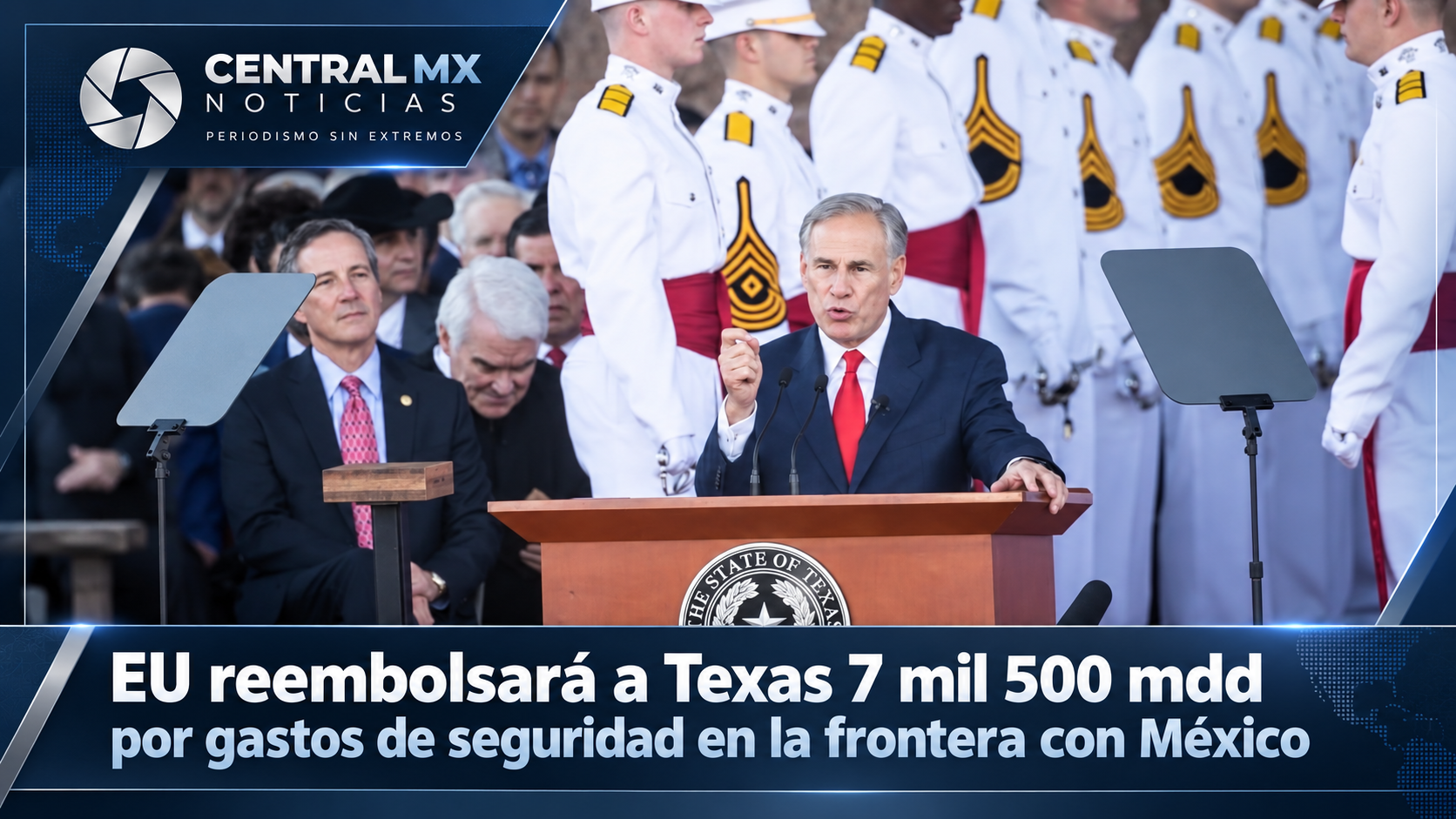 EU reembolsará a Texas 7 mil 500 mdd por gastos de seguridad en la frontera con México