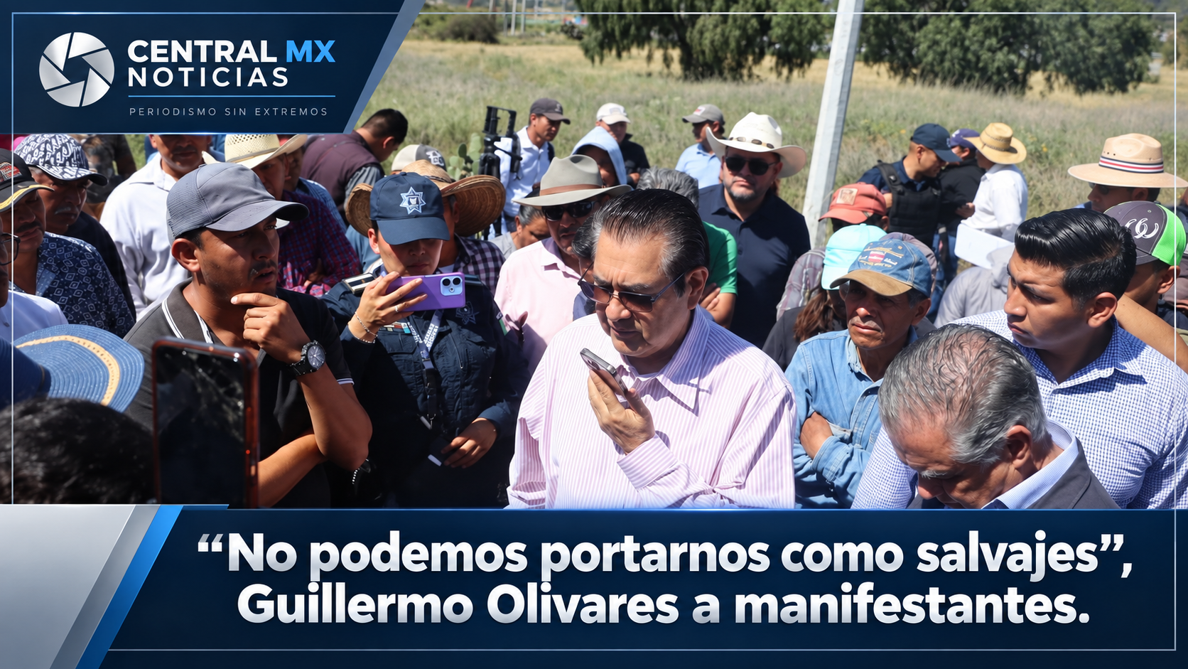 “No podemos portarnos como salvajes”, Guillermo Olivares a manifestantes.