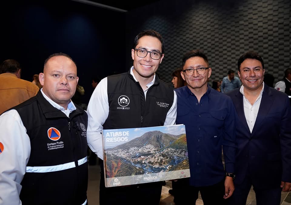 Pachuca actualiza Atlas de Riesgo para fortalecer prevención y respuesta ante emergencias