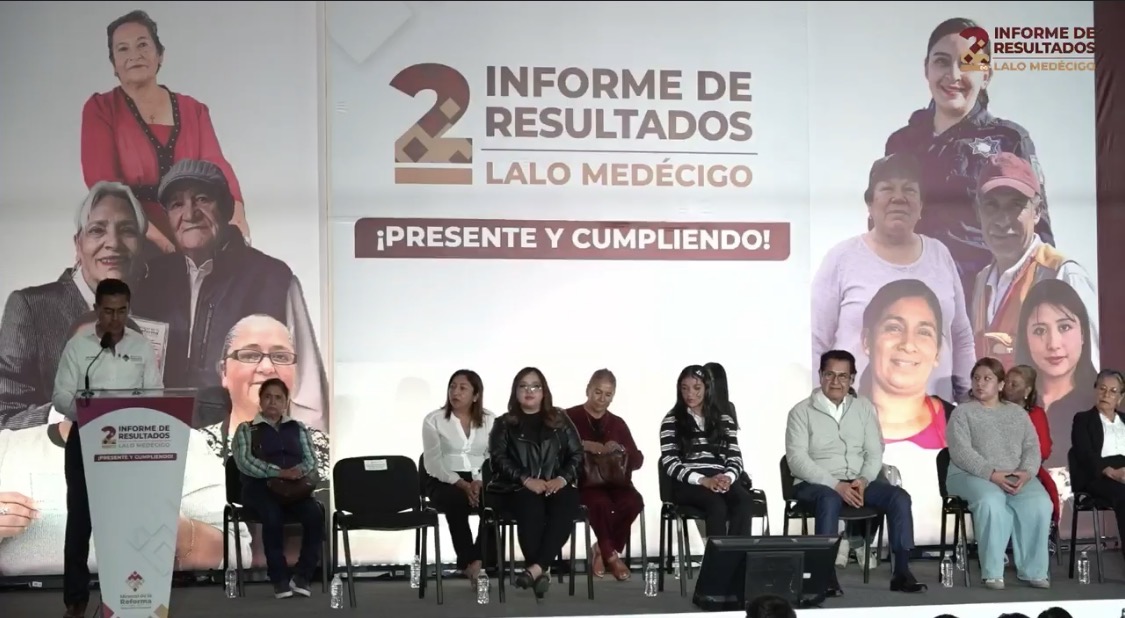Medécigo destaca inversión en obra, fortalecimiento policial y programas sociales en segundo informe