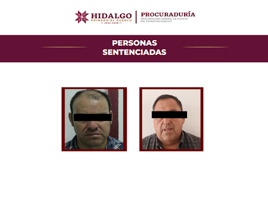 Sentencian a 50 años de prisión a dos hombres por secuestro agravado en Hidalgo.