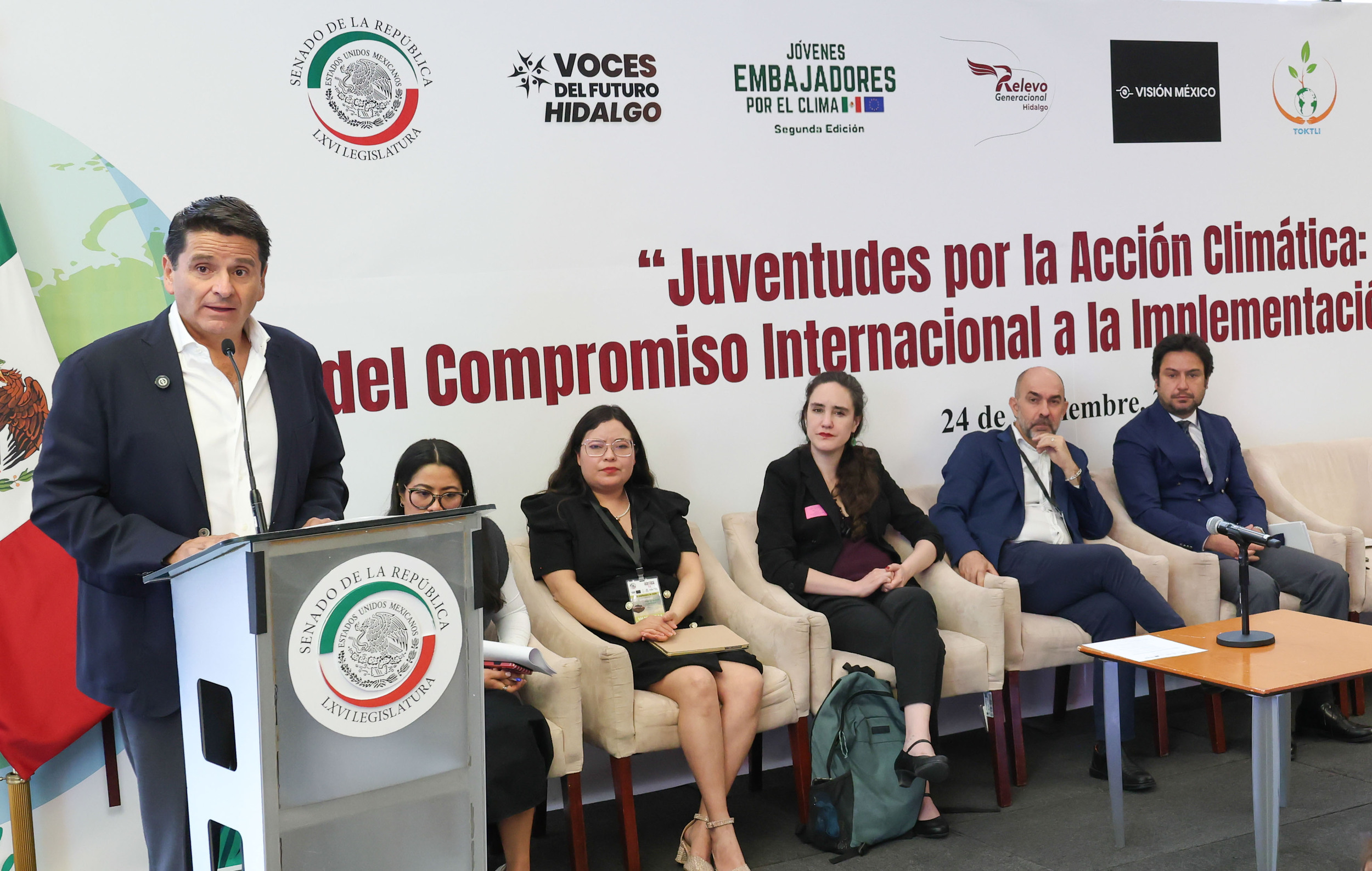 Cuauhtémoc Ochoa impulsa participación juvenil rumbo a la COP31