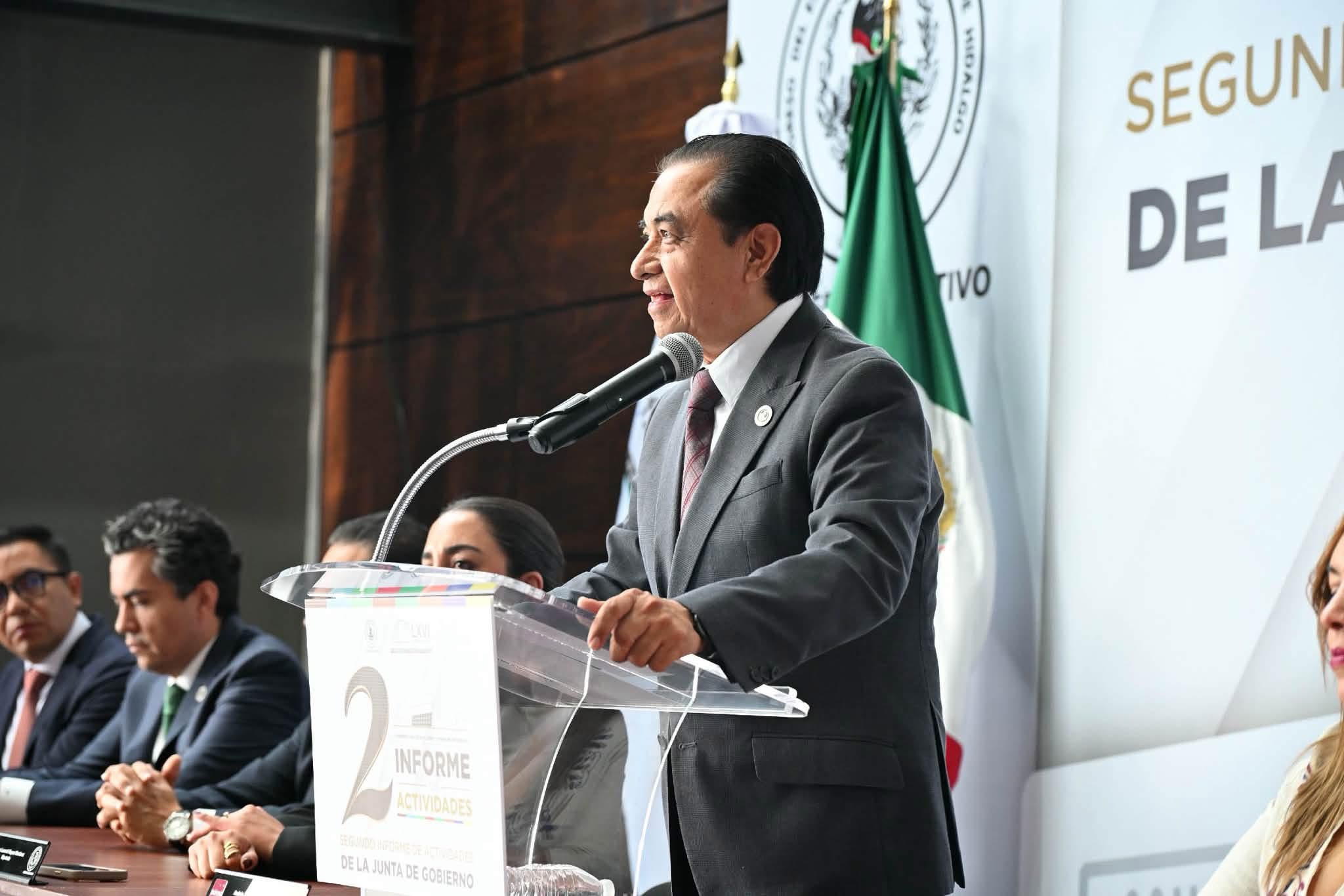 Congreso de Hidalgo reporta avances legislativos, administrativos y de fiscalización en su segundo año
