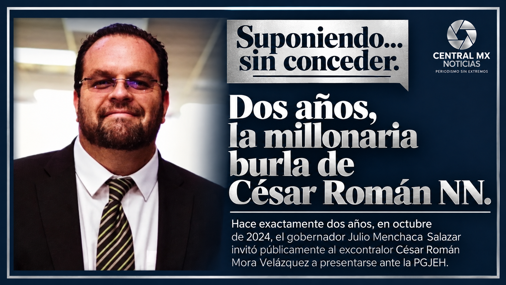 Suponiendo…sin conceder.