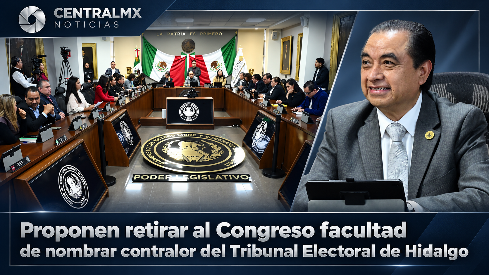 Proponen retirar al Congreso facultad de nombrar contralor del Tribunal Electoral de Hidalgo
