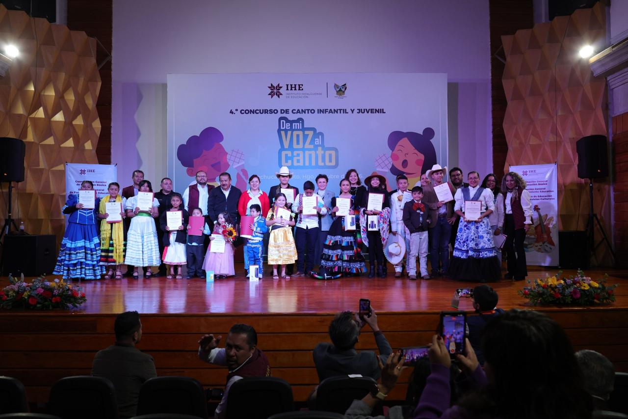 IHE reconoce talento musical de estudiantes de educación básica en Hidalgo