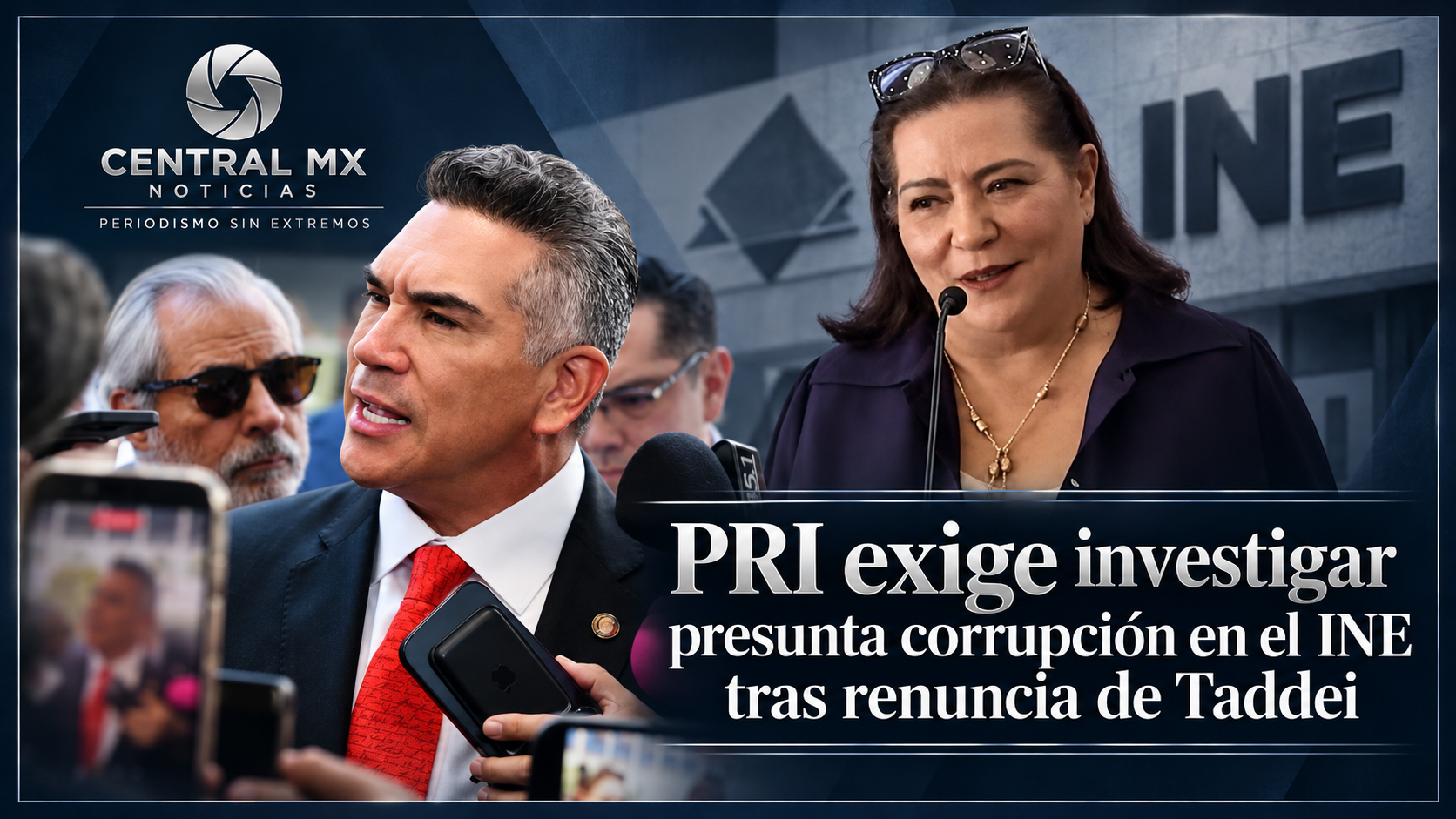 PRI exige investigar presunta corrupción en el INE tras renuncia de Taddei