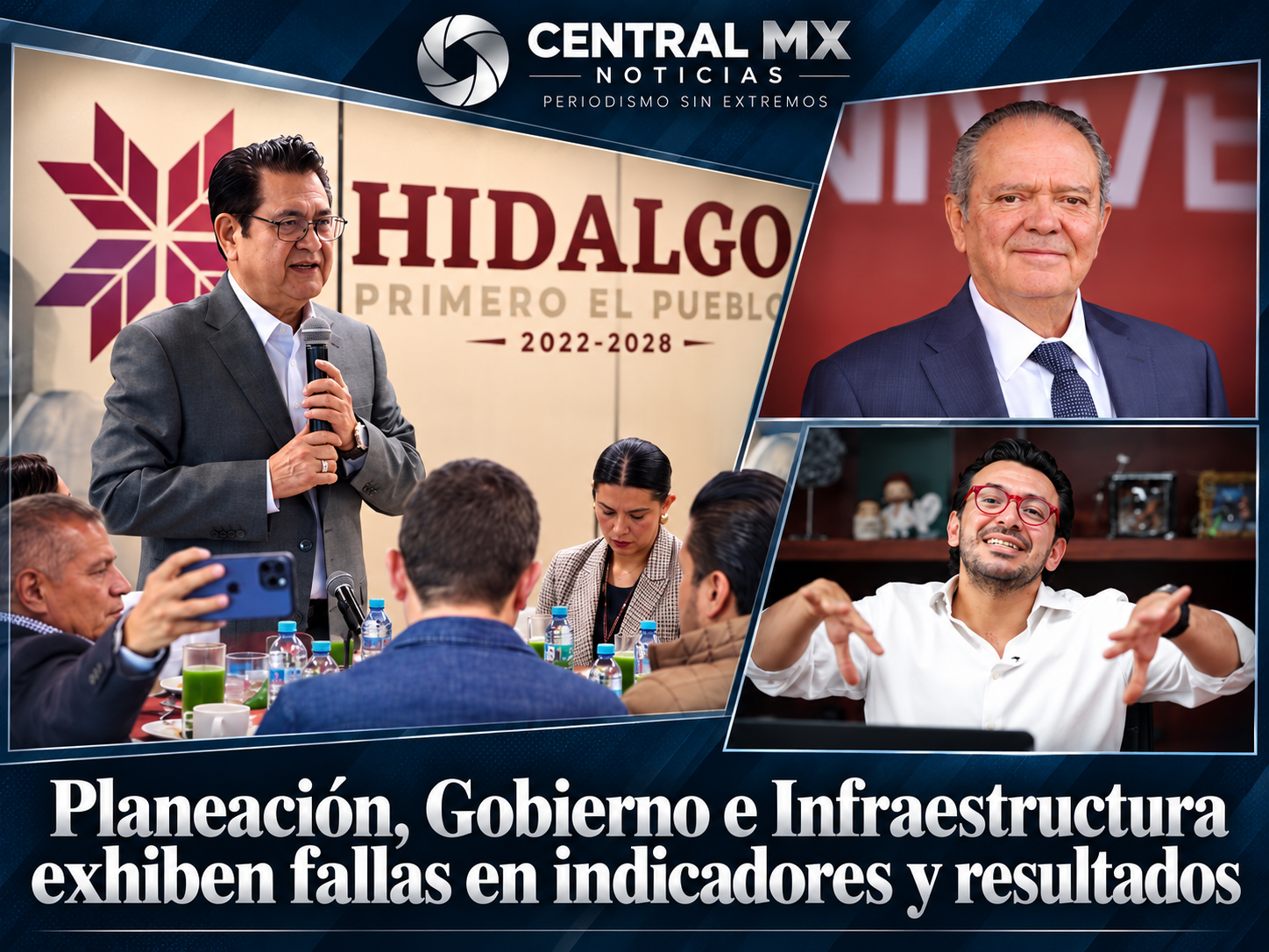 Planeación, Gobierno e Infraestructura exhiben fallas en indicadores y resultados.