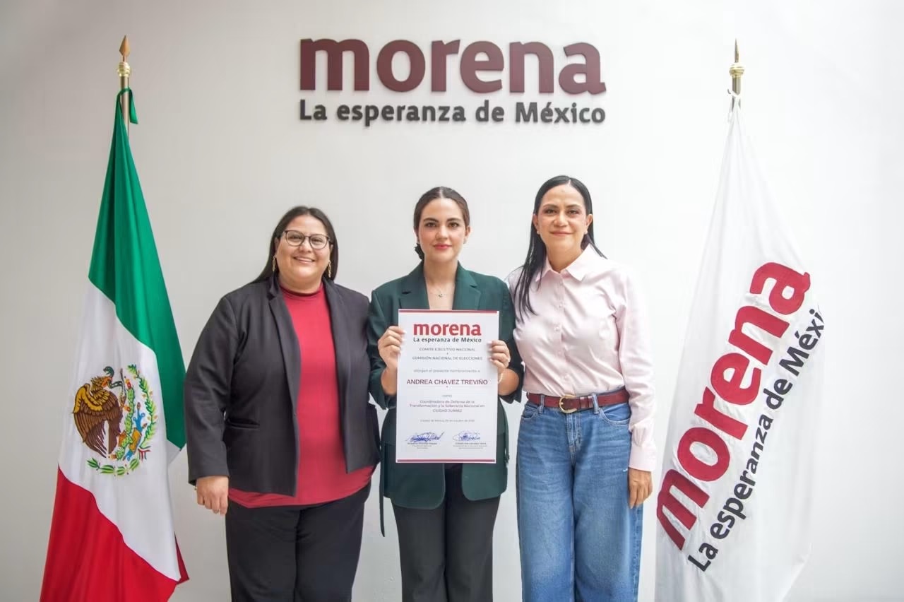 Andrea Chávez recibe “premio de consolación”: coordinadora municipal en Juárez