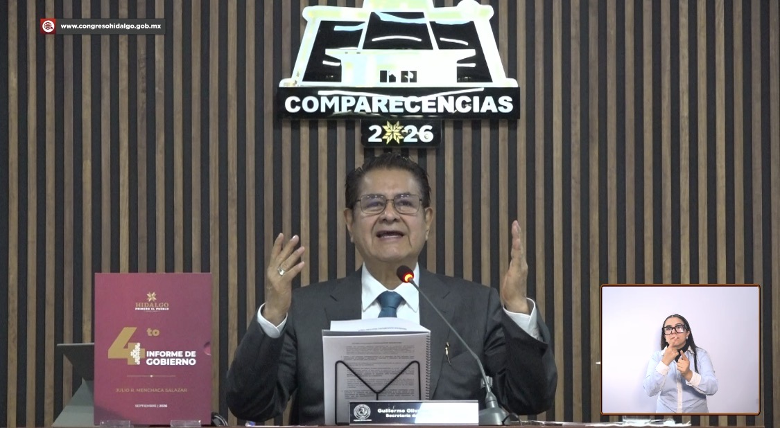 Presume Guillermo Olivares paz social en Hidalgo pese a conflictos municipales.