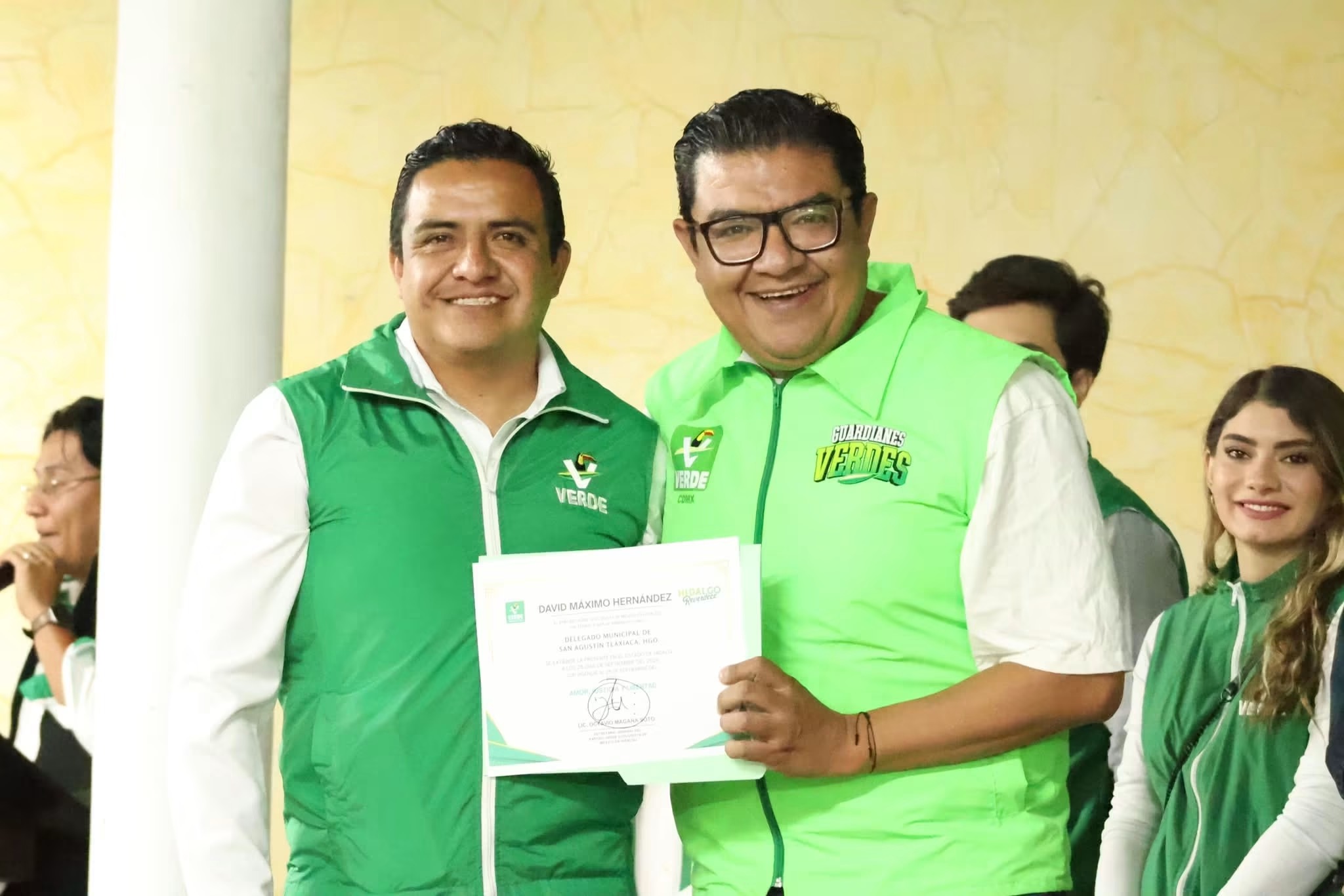 Renuncia dirigente del PVEM en San Agustín Tlaxiaca a menos de un mes de su nombramiento.