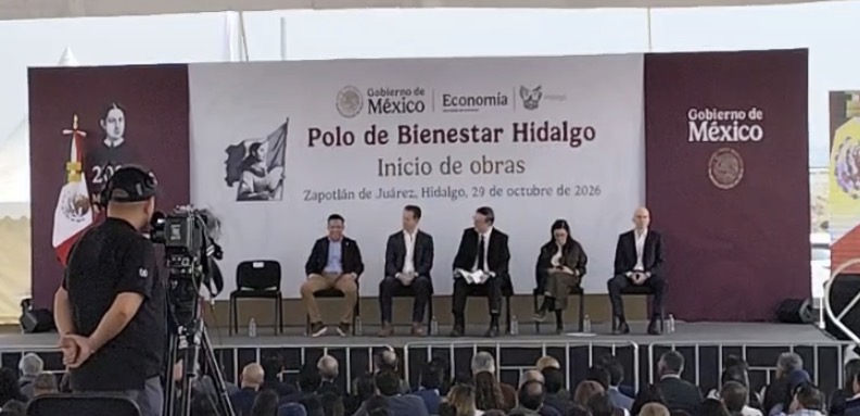 “Planta” Sheinbaum arranque del Polo de Bienestar en Hidalgo; Ebrard encabezó el evento.