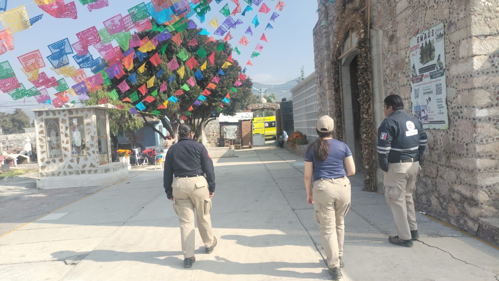 Ponen en marcha operativo de Día de Muertos en Mineral de la Reforma